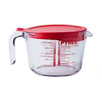 Jarra medidora Pyrex con tapa 1 l. Jarra medidora Pyrex con tapa 1 l.