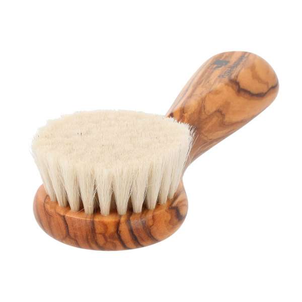 Cepillo de masaje facial de madera de olivo