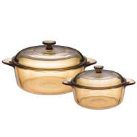 Set de 2 cacerolas 3,5 y 1,25 litros Visions Set de 2 cacerolas 3,5 y 1,25 litros Visions