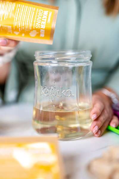 Gránulos ecológicos deshidratados para kéfir de agua