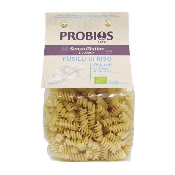 Fusilli de arroz bio sin gluten Fusilli de arroz bio sin gluten