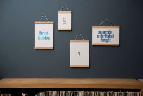 Marco de roble para fotos e ilustraciones 30 cm