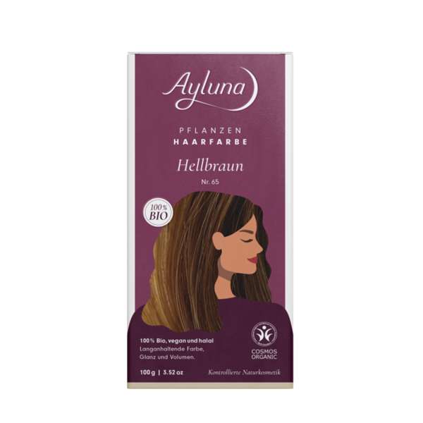 Tinte vegetal bio castaño claro para cabello Tinte vegetal bio castaño claro para cabello