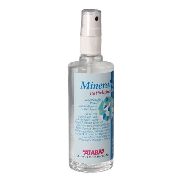 Desodorante líquido mineral de alumbre natural