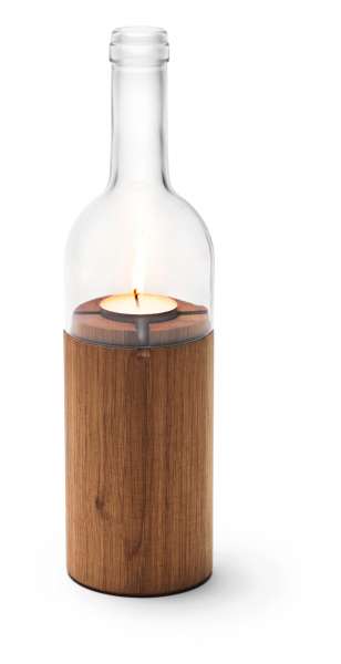 Candelero-botella (transparente) Candelero-botella (transparente)