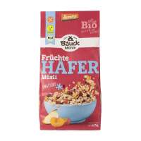 Muesli de avena y fruta bio sin gluten Muesli de avena y fruta bio sin gluten