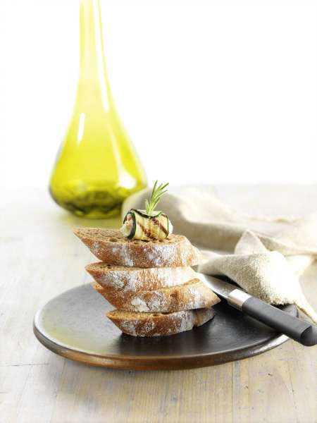 Baguette rústica fresca bio para hornear