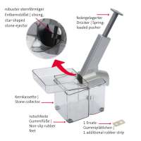 Vista previa: Deshuesador de cerezas Kirschomat de Westmark Vista previa: Deshuesador de cerezas Kirschomat de Westmark