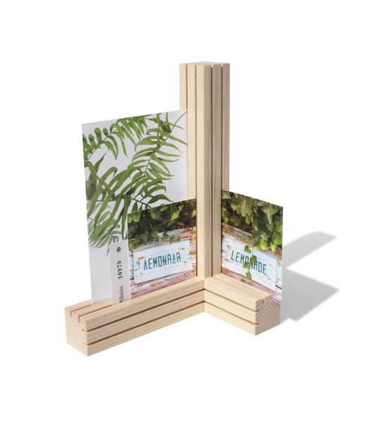 Portafotos y portatarjetas ecológico