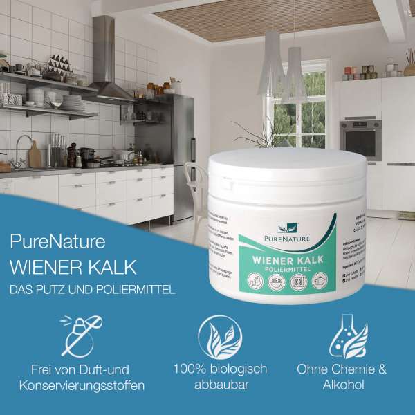 Cal de Viena para limpiar y abrillantar