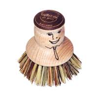 Cepillo redondo para limpieza con cerdas naturales Cepillo redondo para limpieza con cerdas naturales