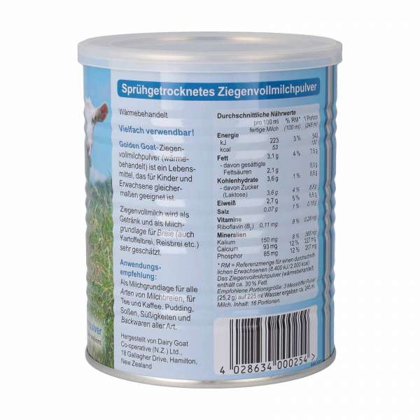 Leche de cabra en polvo