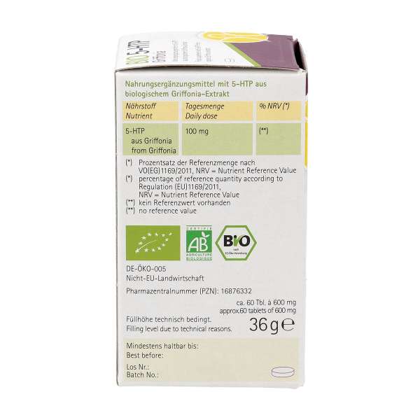 Suplemento ecológico 5-HTP