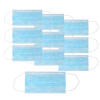 Mascarilla de 3 capas con clip nasal (10 uds) Mascarilla de 3 capas con clip nasal (10 uds)