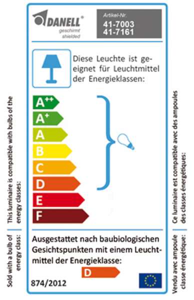 Lámpara blindada de escritorio con sujeción