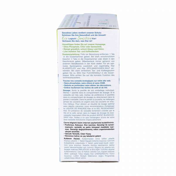 Biotabletas para lavavajillas Klar abrillantado extra