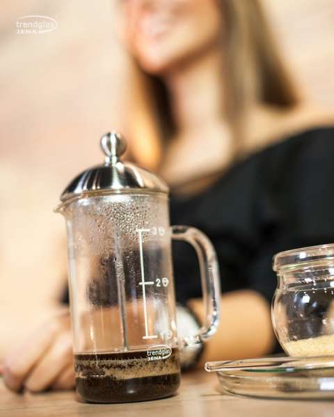 Tetera/cafetera de émbolo o francesa de Trendglas