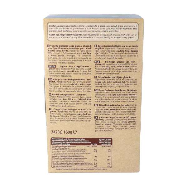 Crackers de arroz bio sin gluten