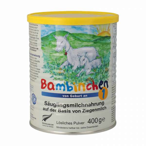 Leche infantil de cabra Bambinchen 1 (0-6 meses) set 12