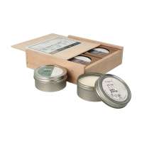 Set de 4 cremas bio de cacao y karite Set de 4 cremas bio de cacao y karite