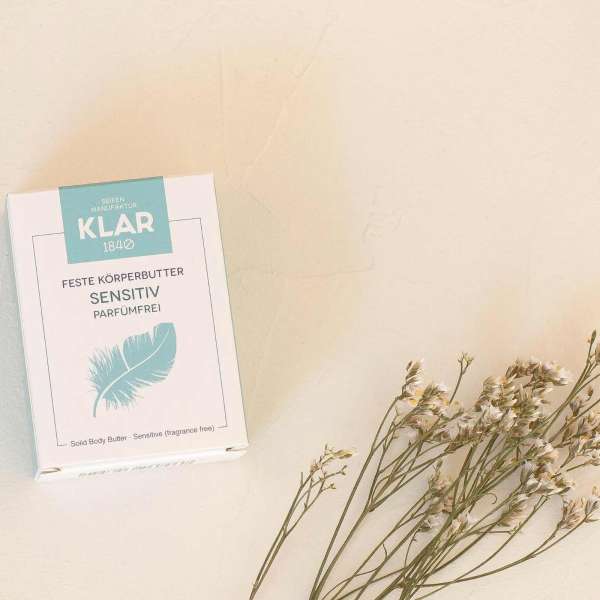 Manteca corporal ecológica sin perfume Klar Seife