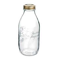 Botella de vidrio 1l Quattro Stagioni Botella de vidrio 1l Quattro Stagioni