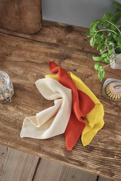 Pack de 2 paños de cocina de algodón ecológico