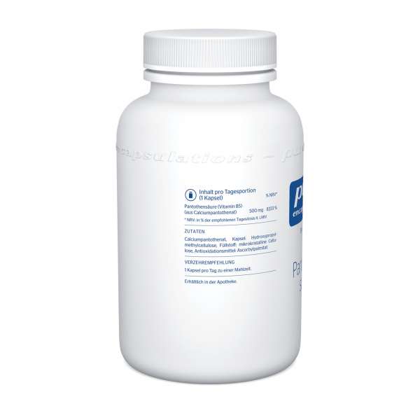 Vitamina B5 ácido pantoténico Pure Encapsulations