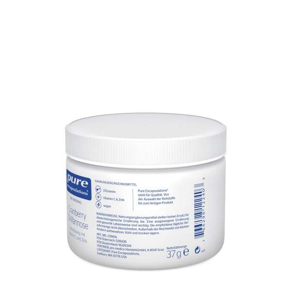 Suplemento Cranberry D-Manose de Pure Encapsultions