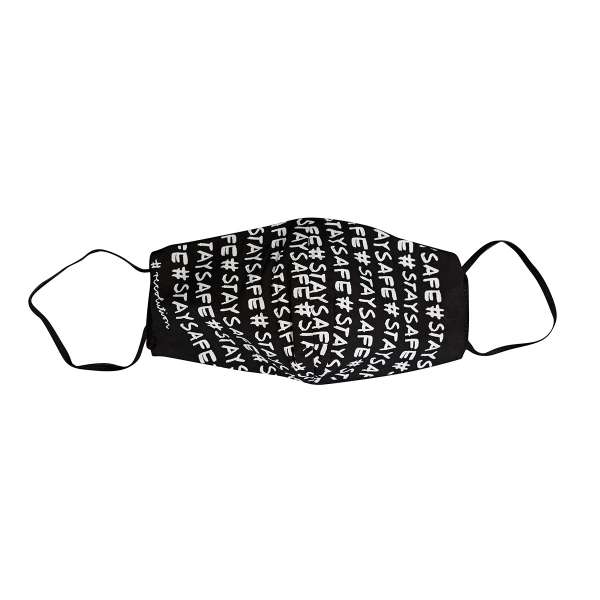 Mascarilla ecológica negra #staysafe Mascarilla ecológica negra #staysafe