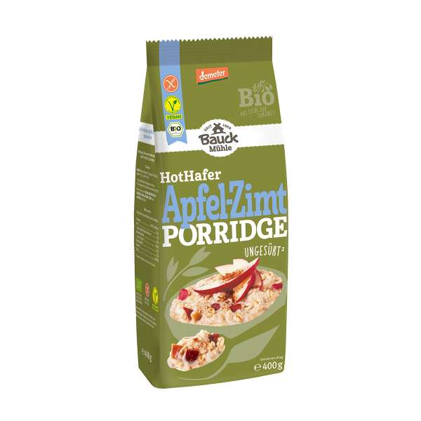 Copos bio de avena con manzana y canela Copos bio de avena con manzana y canela