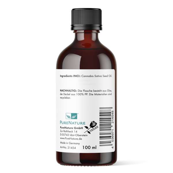 Aceite de cáñamo para piel y cabello