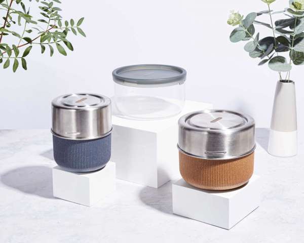 Fiambrera/Lunch box de vidrio de Black&Blum