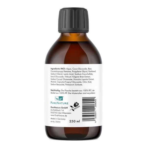 Champú de cerveza Pure Nature