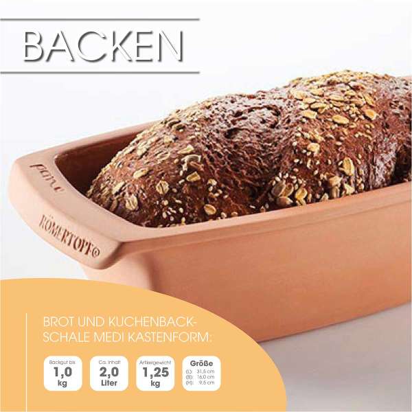 Molde para pan de arcilla