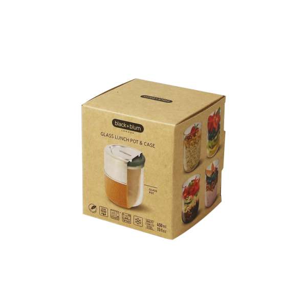 Fiambrera/Lunch box de vidrio de Black&Blum
