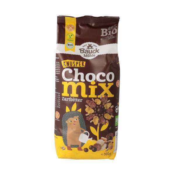 Muesli crujiente bio de chocolate negro sin gluten Muesli crujiente bio de chocolate negro sin gluten