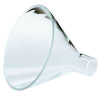 Embudo de vidrio con tubo corto Embudo de vidrio con tubo corto