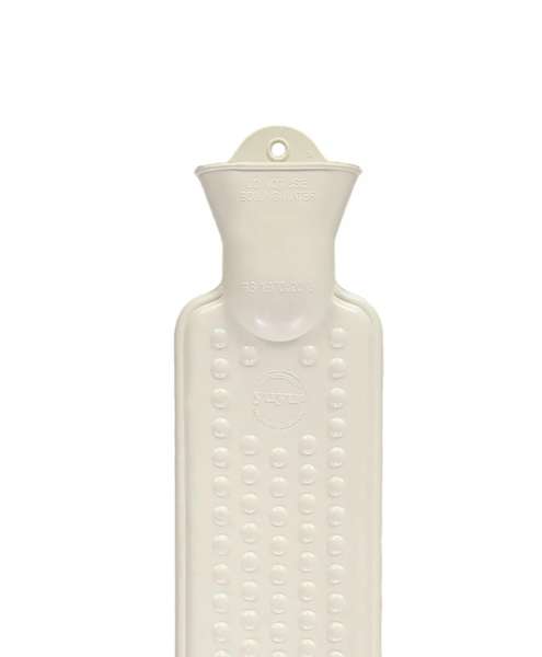 Bolsa para agua caliente con funda gofrada de algodón ecológico