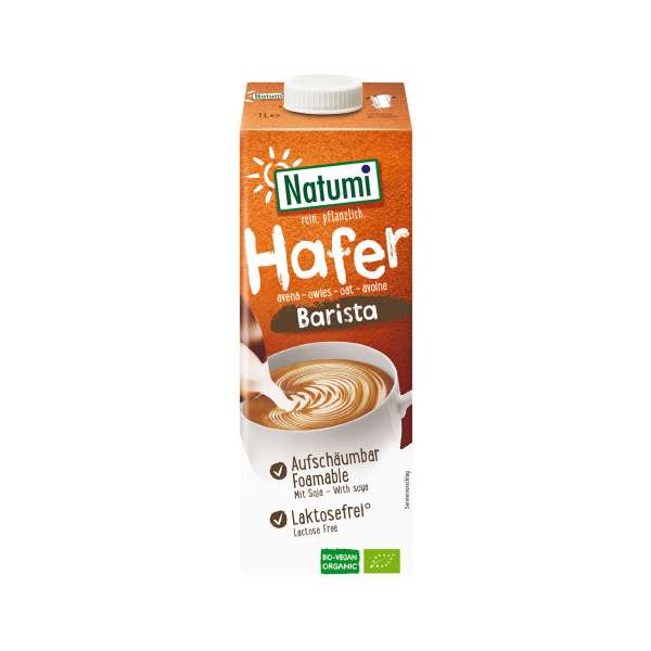 Bebida ecologica de avena y soja para café Bebida ecologica de avena y soja para café