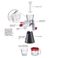 Vista previa: Juicer manual frutas y verduras Vita-Freund Vista previa: Juicer manual frutas y verduras Vita-Freund