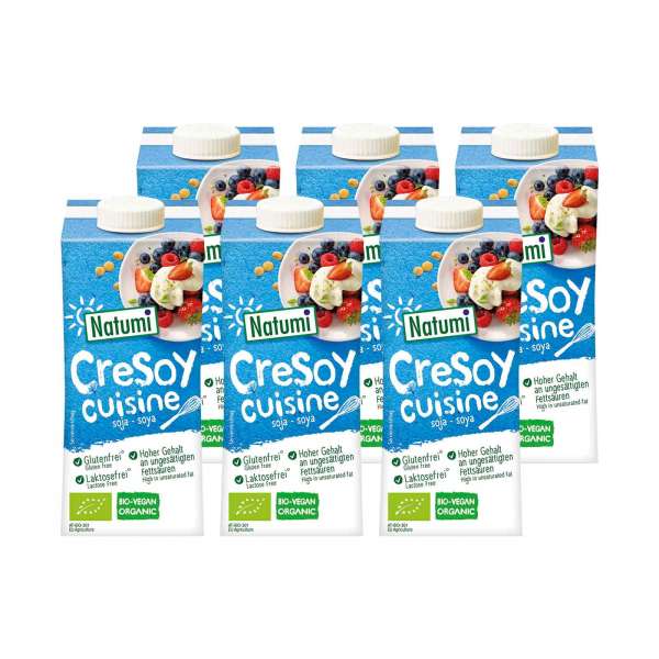 Nata líquida de soja bio CreSoy (set 6) Nata líquida de soja bio CreSoy (set 6)