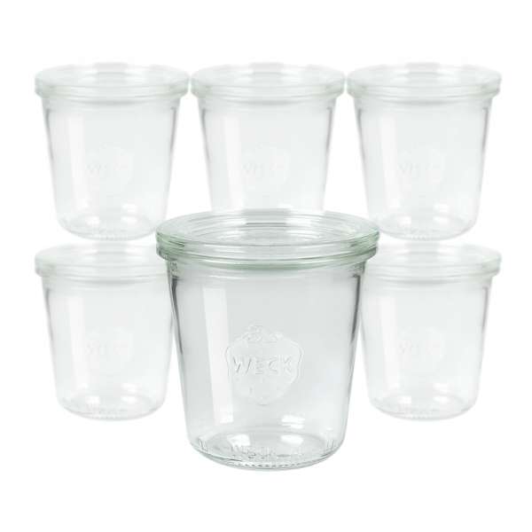 Tarro de vidrio con tapa 290 ml (pack de 6) Tarro de vidrio con tapa 290 ml (pack de 6)