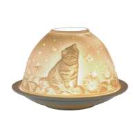 Lámpara cúpula de porcelana para mesa Lámpara cúpula de porcelana para mesa