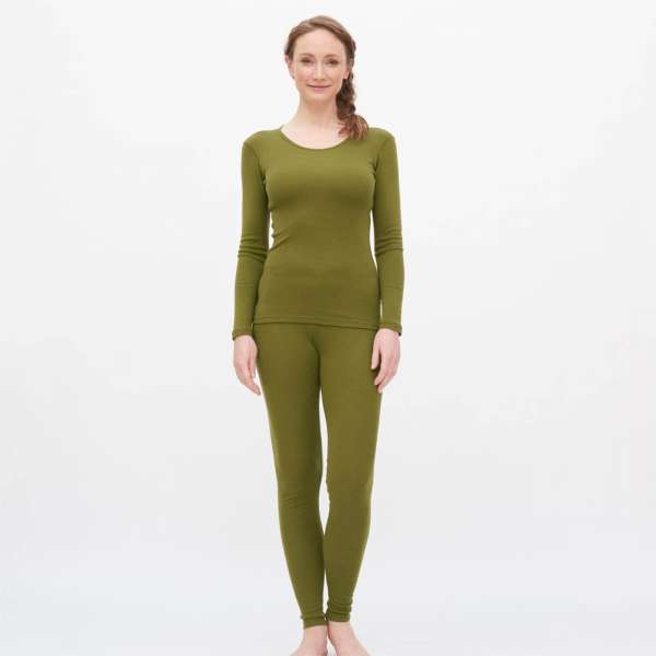 Camiseta ecológica manga larga lana/algodón Bianca