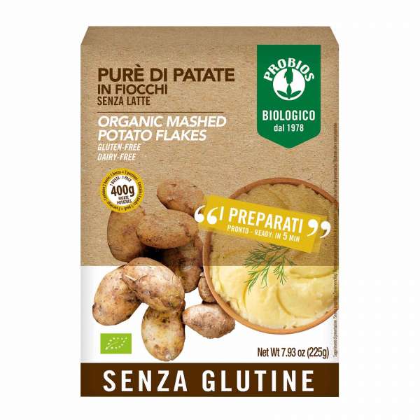 Puré de patatas ecológico sin leche ni gluten Puré de patatas ecológico sin leche ni gluten