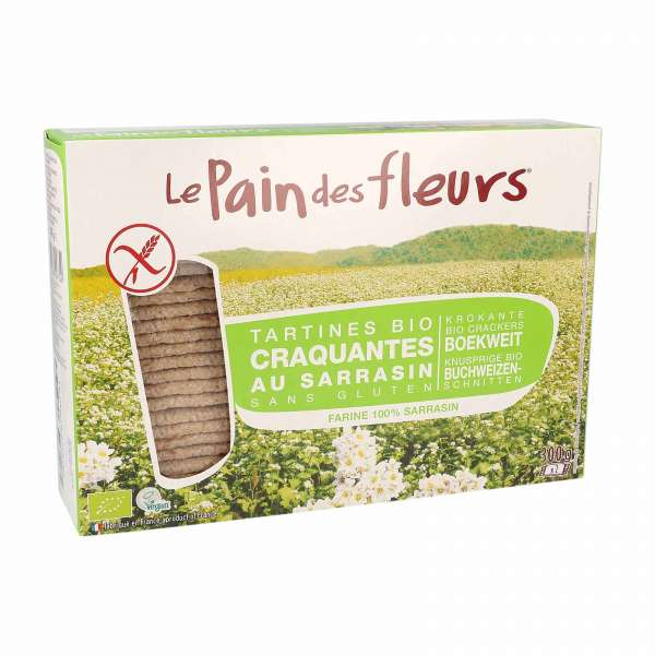 Crackers de trigo sarraceno bio sin gluten 300 gr Crackers de trigo sarraceno bio sin gluten 300 gr