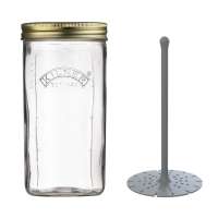 Tarro para fermentados con elevador 1 litro Tarro para fermentados con elevador 1 litro