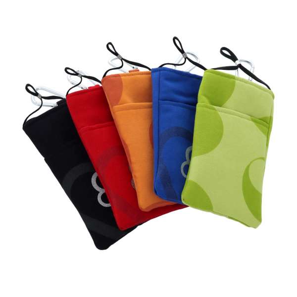 Funda eWall antirradiación 17 x 9,5 cm con mosquetón para teléfono