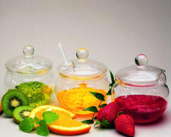 Tarro de vidrio para azúcar, miel o sal 250 ml.